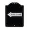 Signmission Fire Lane Left Arrow Heavy-Gauge Aluminum Architectural Sign, 24" x 18", BS-1824-23982 A-DES-BS-1824-23982 - alternate 1